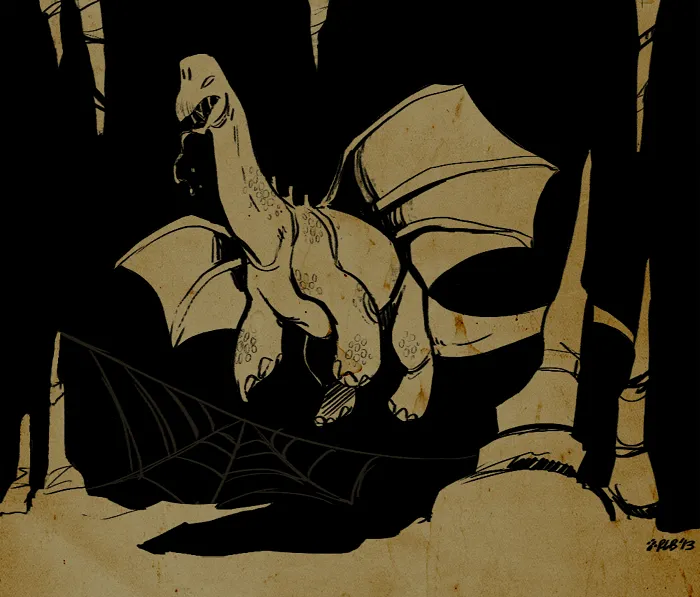 Forgotten Beast by strongrudder