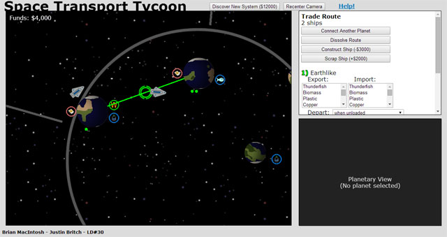 Space Transport Tycoon screenshot