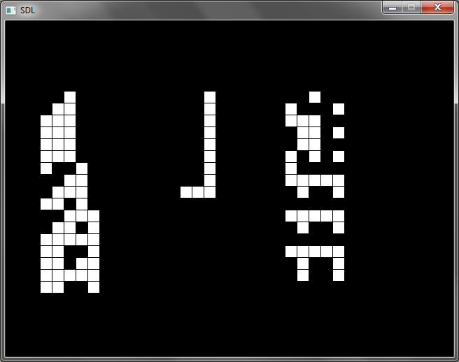 Cellular automata music screenshot