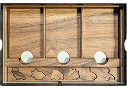 Happy Little Dinosaurs Box Insert box insert top view.